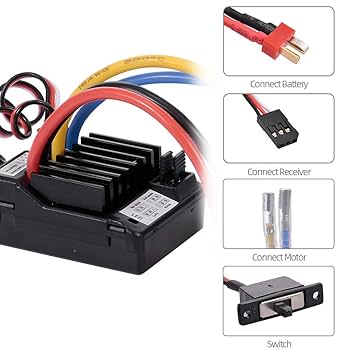 Amazon.com: GoolRC AX-D60A 60A Waterproof Brushed ESC